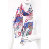 Soft Silk Printed Scarf C27